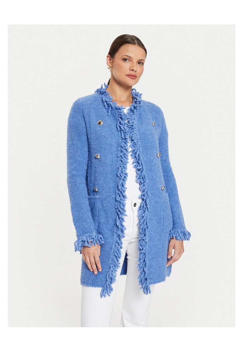 Cardigan dama albastru - din material de calitate