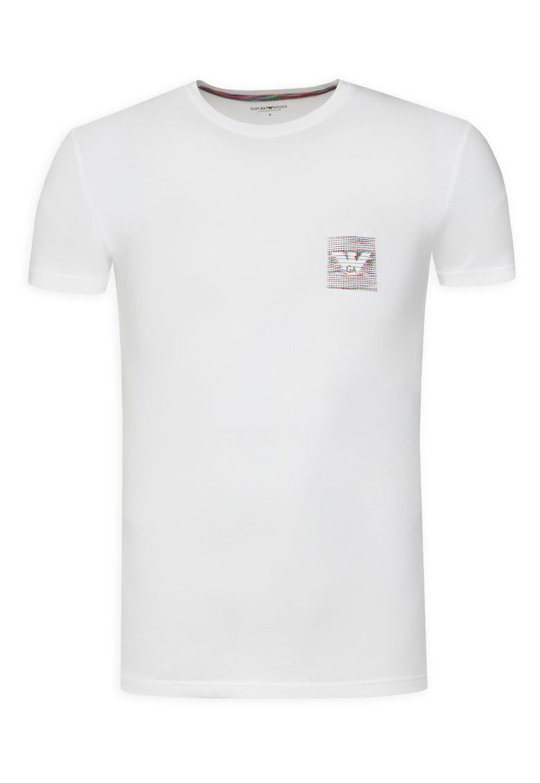 Tricou barbat - alb - din bumbac
