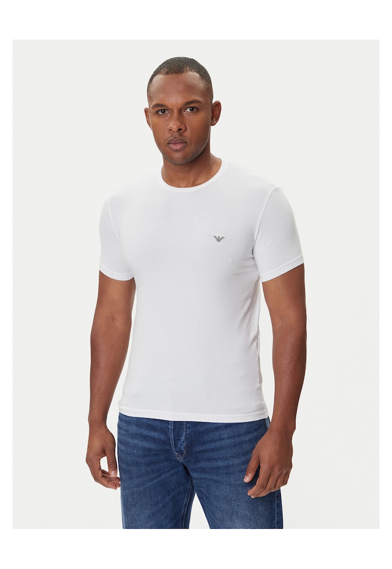 Emporio Armani Underwear Tricou barbat - alb - bumbac