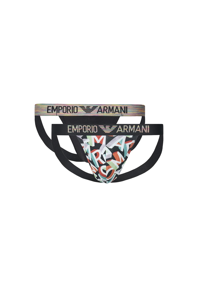 Set lenjerie intima sport barbati - Negru - 2 perechi