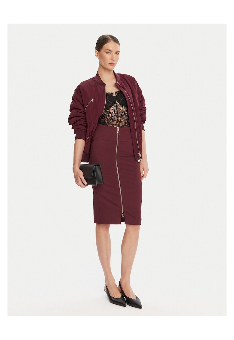 Fusta creion bordeaux