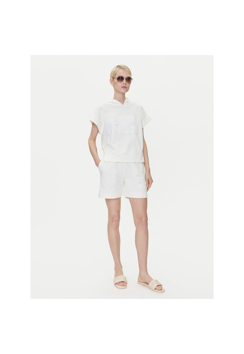 Pantaloni sport dama albi