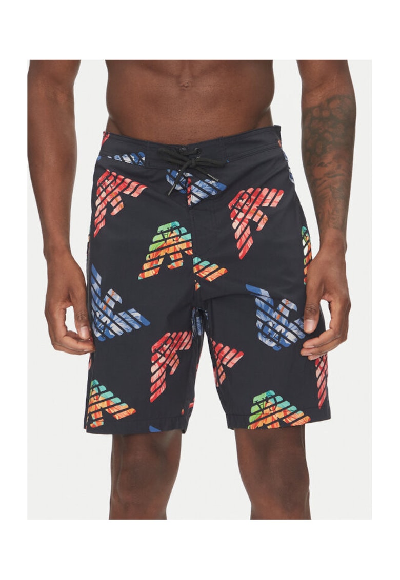 Costum de baie barbati negru