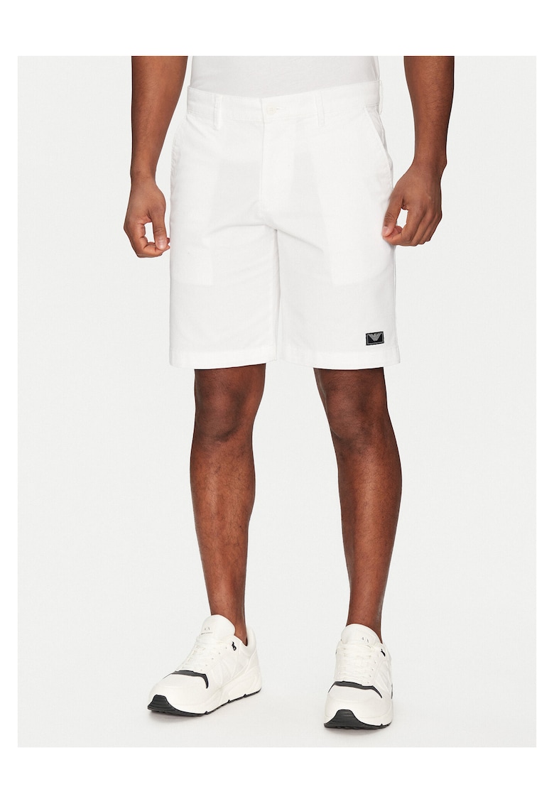 Pantaloni barbati alb -