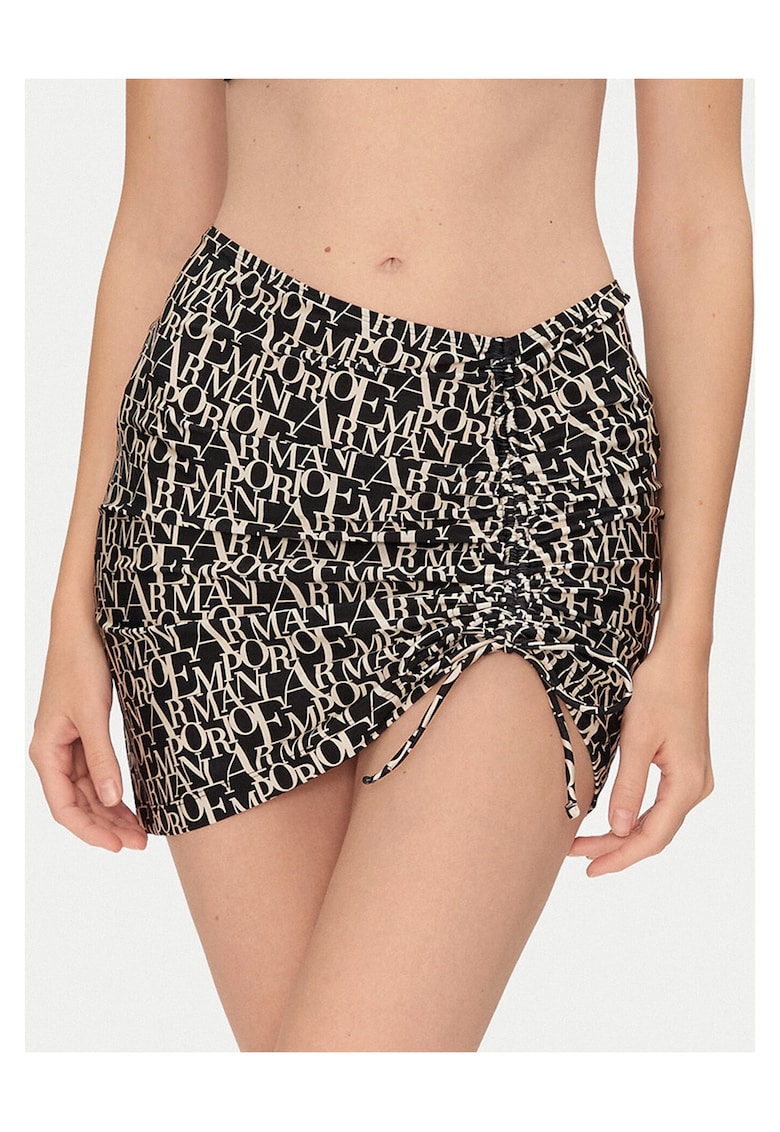 Fusta mini de dama negru/bej