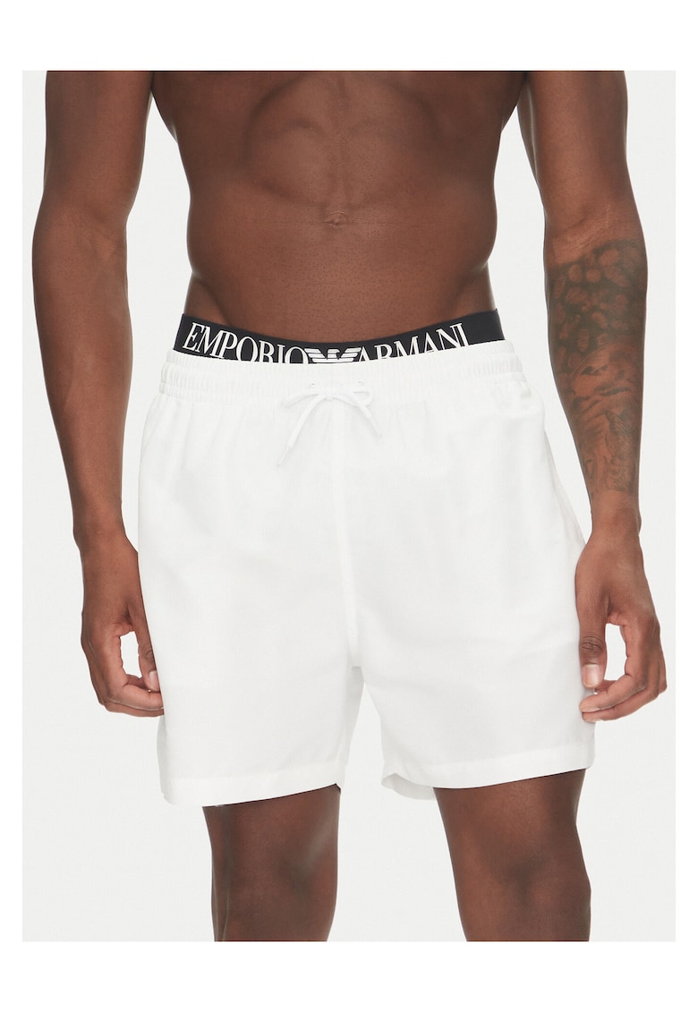 Costum de baie barbati - alb -