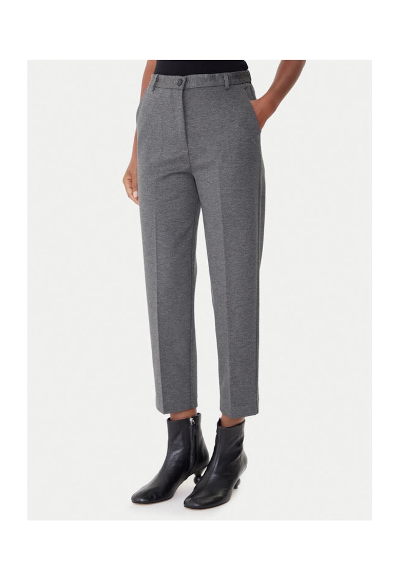 Pantaloni dama - culoare gri - material Vicolo