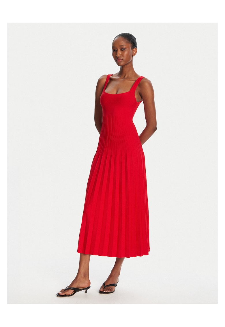 Rochie tricotata - rosie - femei