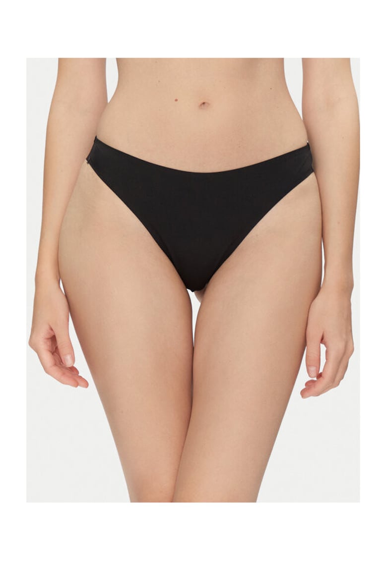 Chiloti clasici talie inalta - lenjerie intima dama - Negru