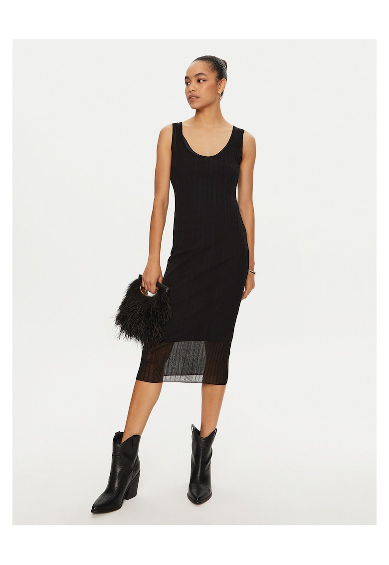 Rochie de cocktail pentru femei 103540 A1ND - negru -