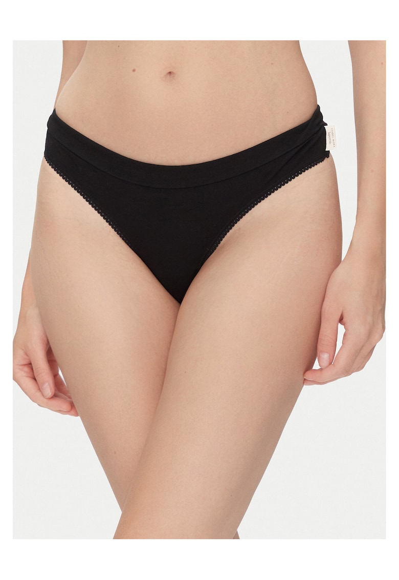 Chiloti tanga dama negru - lenjerie intima