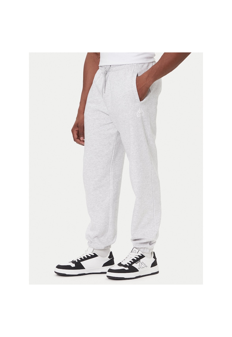 Pantaloni sport barbati gri deschis