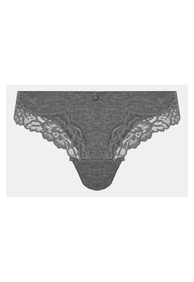 Chiloti tanga dama gri - lenjerie intima -