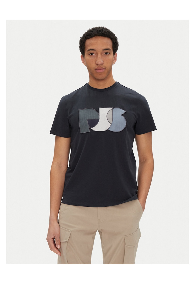 Tricou barbati bleumarin - bumbac