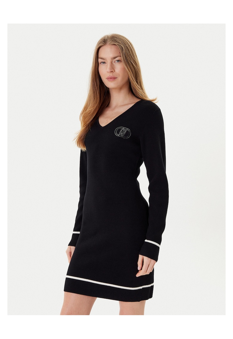 Rochie tricotata - neagra - femei