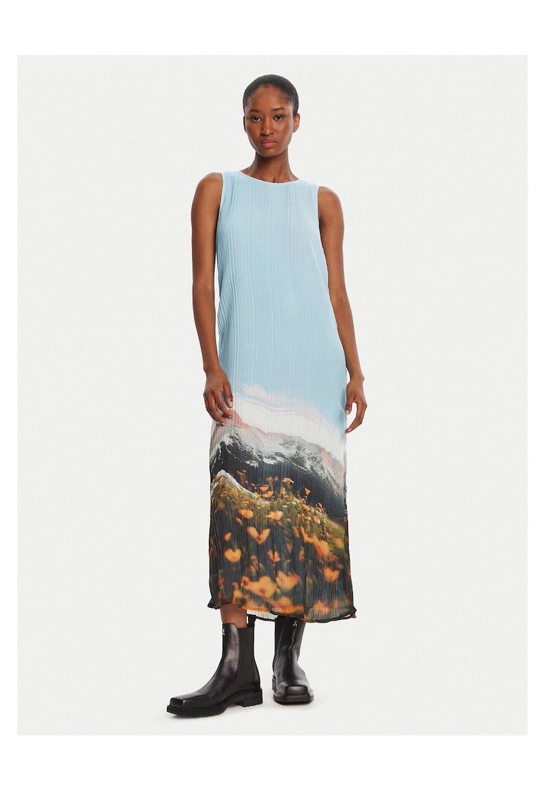 Rochie casual dama albastru - fabrica de calitate