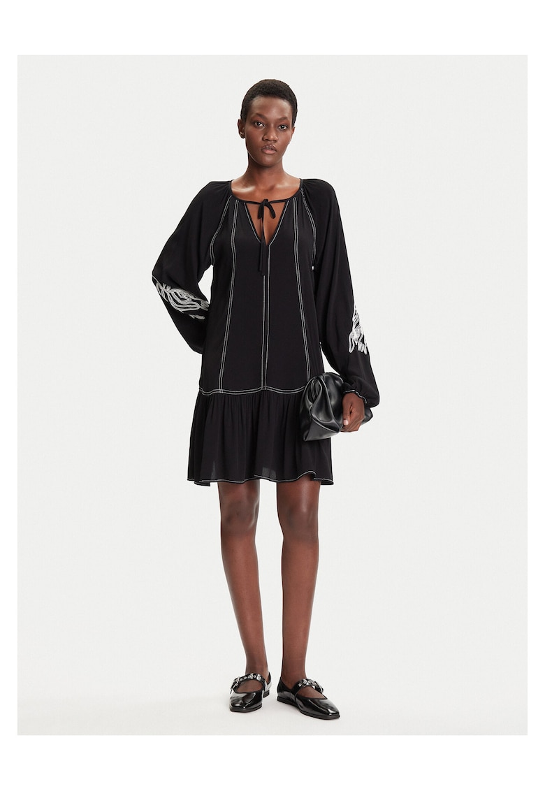Rochie casual dama - negru - fabrica de calitate