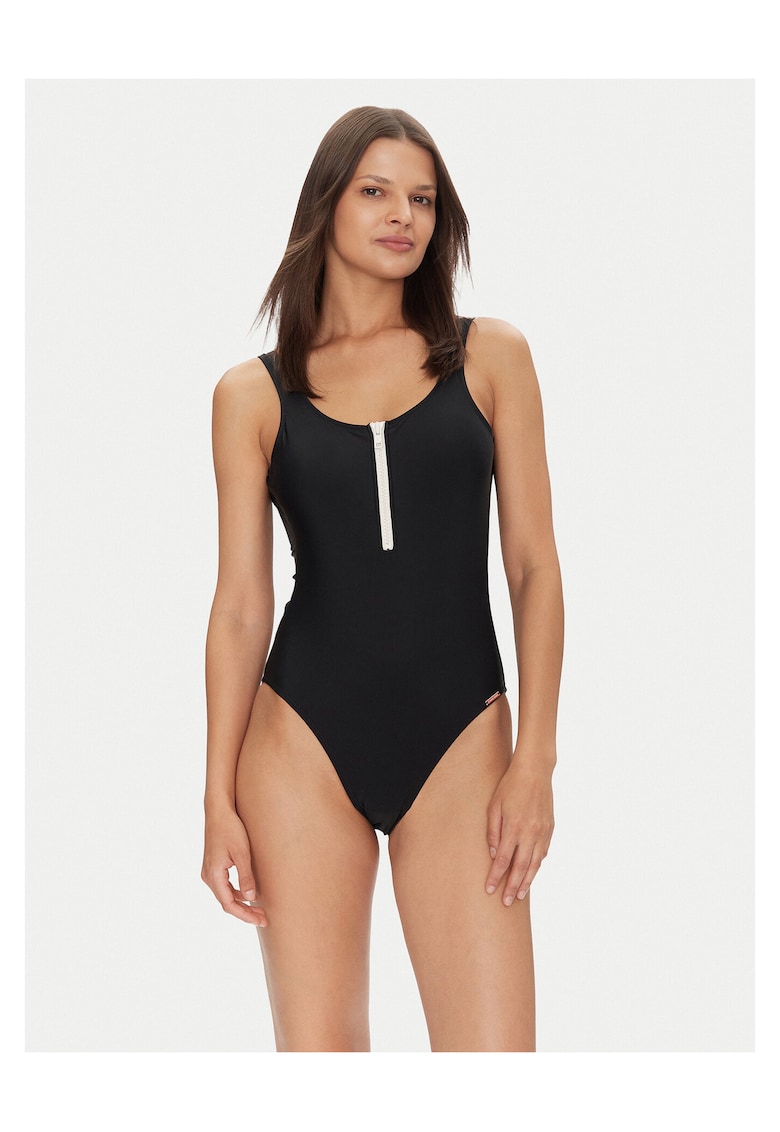Costum de baie dama negru - elastic