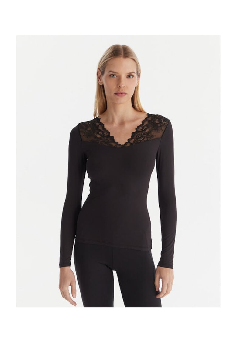 Bluza de Pijamale dama - negru