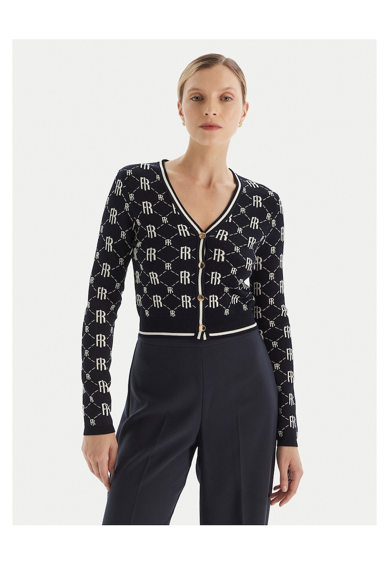 Cardigan de dama bleumarin -