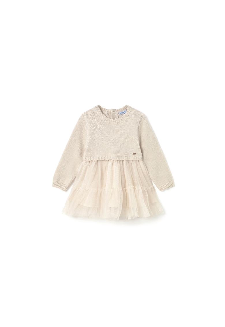 Rochie pentru fete ecru - eleganta