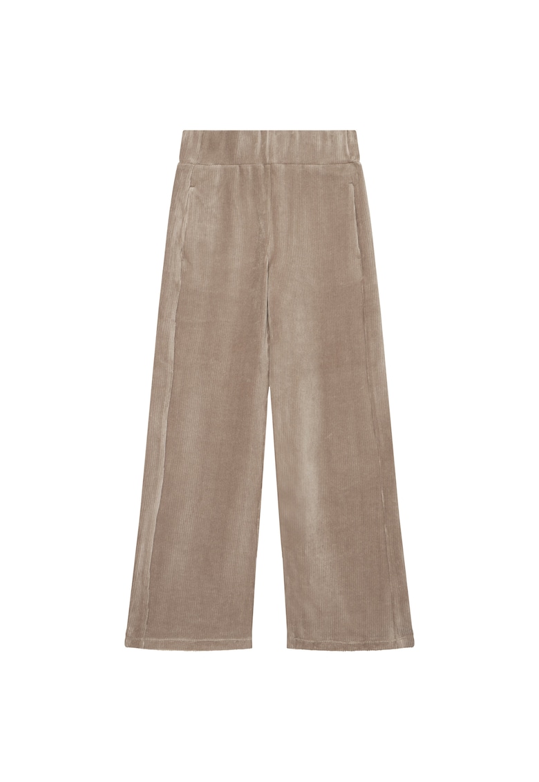 Pantaloni Materiali fetita bej -