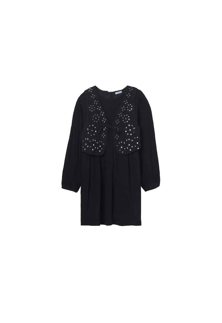 Rochie casual fete - Negru