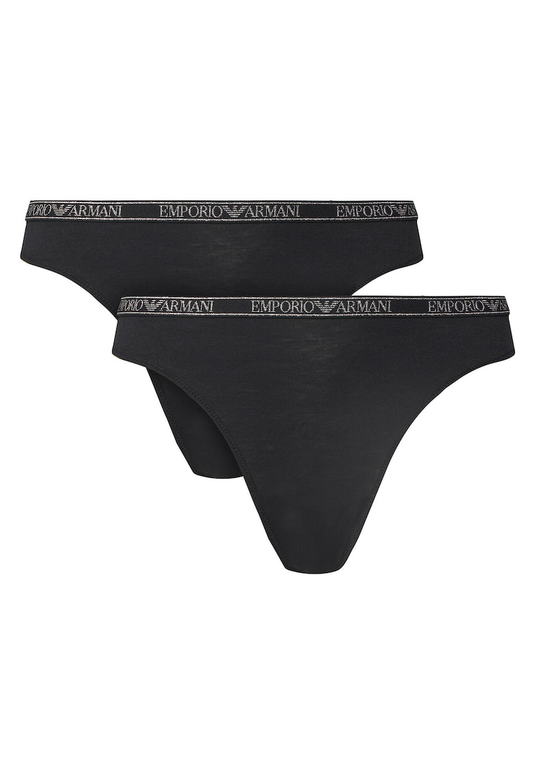 Set chiloti dama negru - 2 bucati - material de calitate