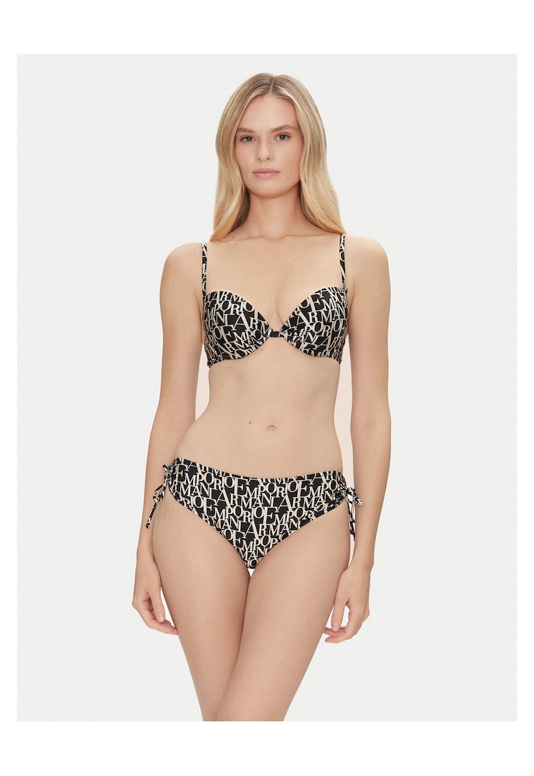 Bikini de baie dama - negru si galben