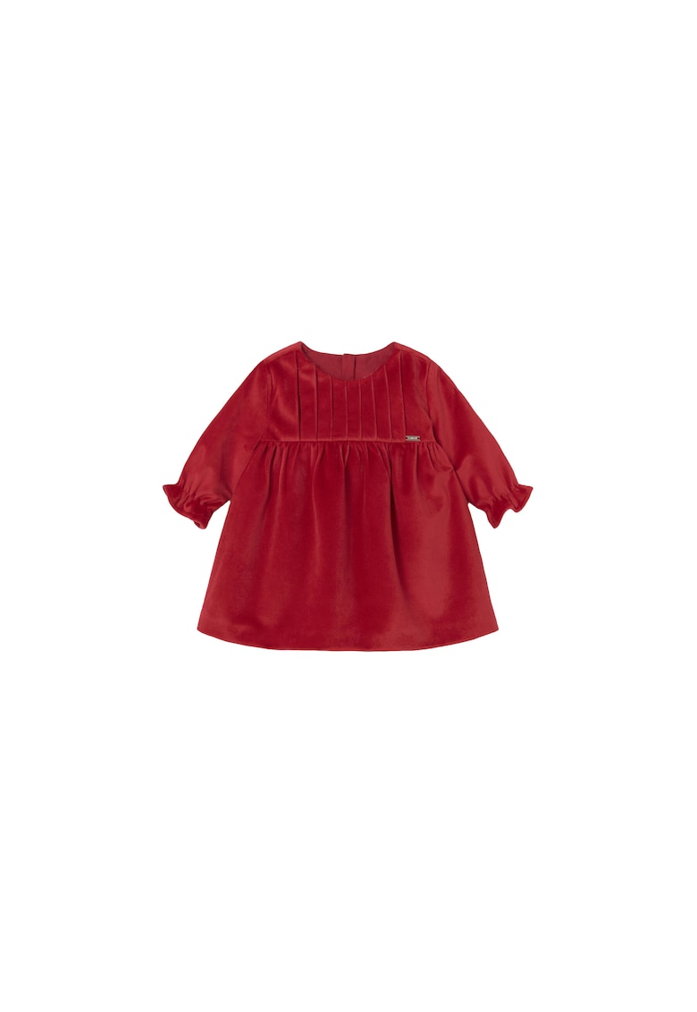 Rochie fete - poliester - rosu - 100% bumbac - set -