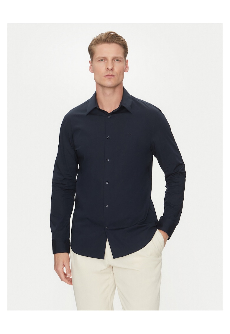 Camasa barbati bleumarin - bumbac -