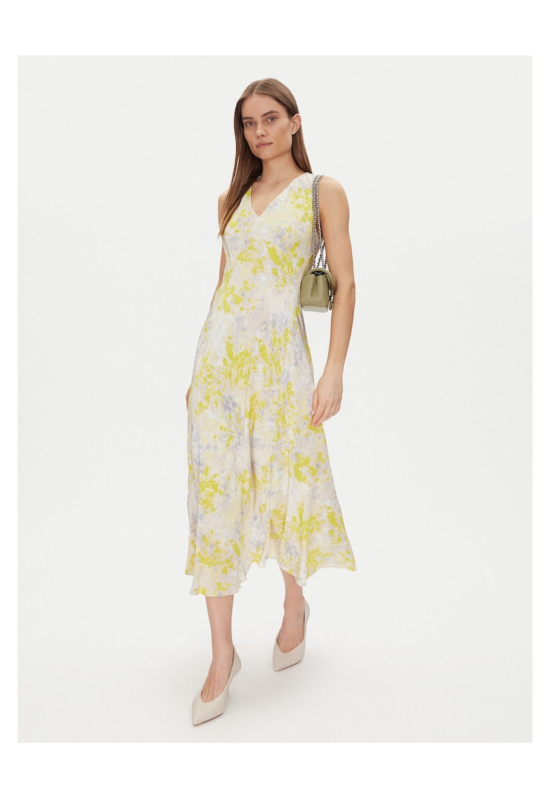 Rochie de vara - galben - 100% bumbac