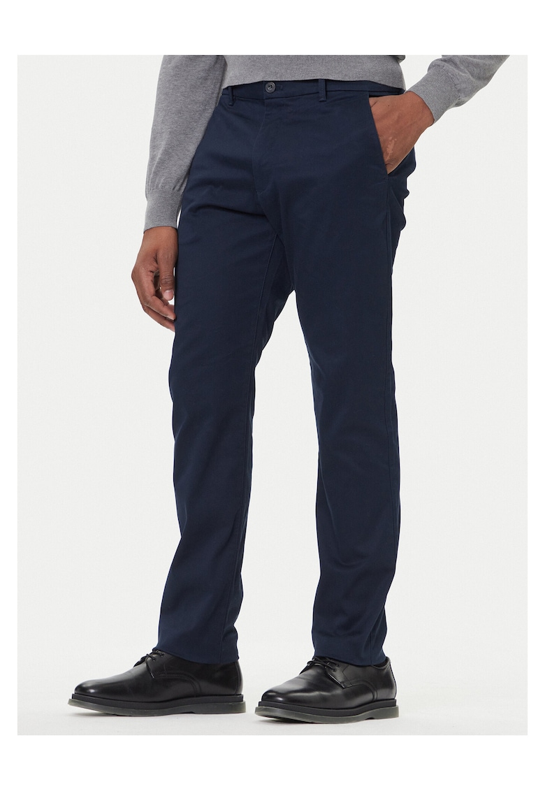 Pantaloni barbati - bleumarin - chino