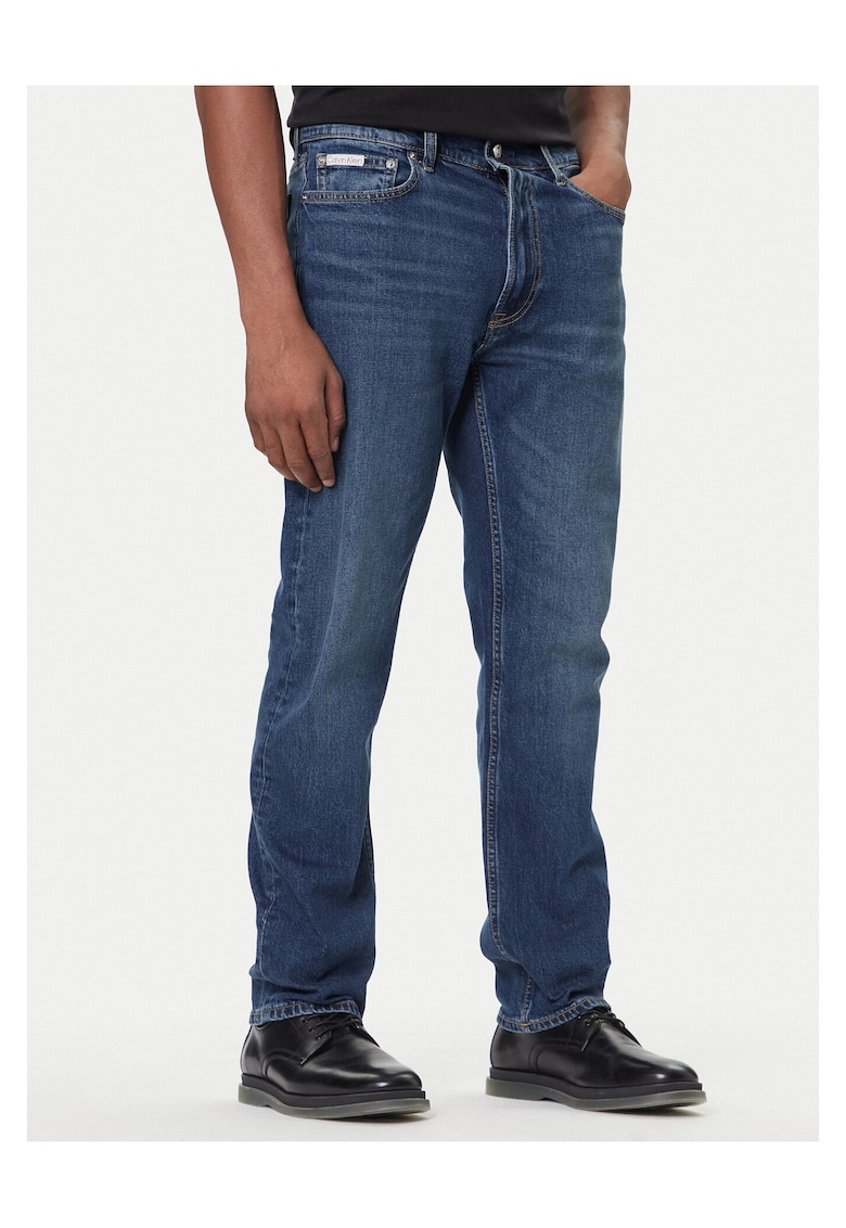 Blugi barbati albastru inchis - denim