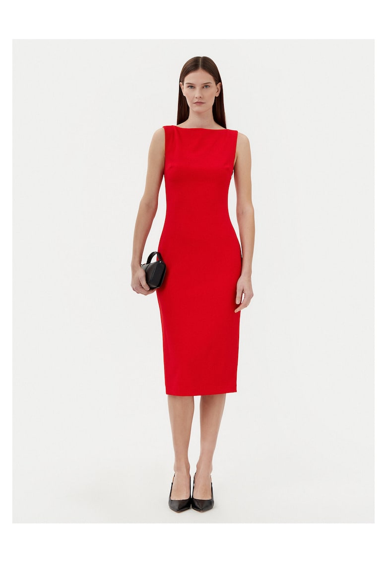 Rochie cocktail dama rosu
