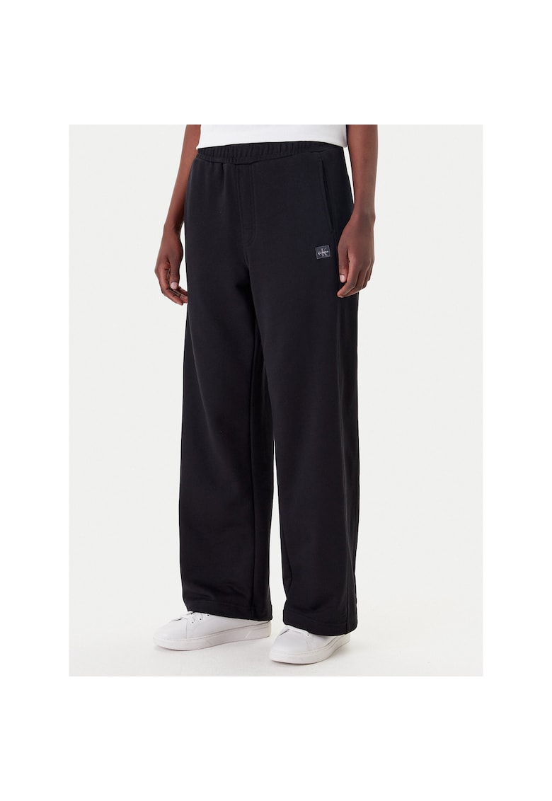 Pantaloni de trening largi - negru