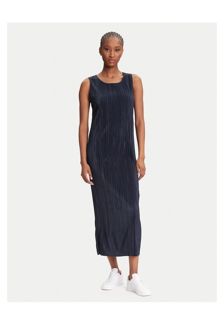 Rochie casual de dama bleumarin