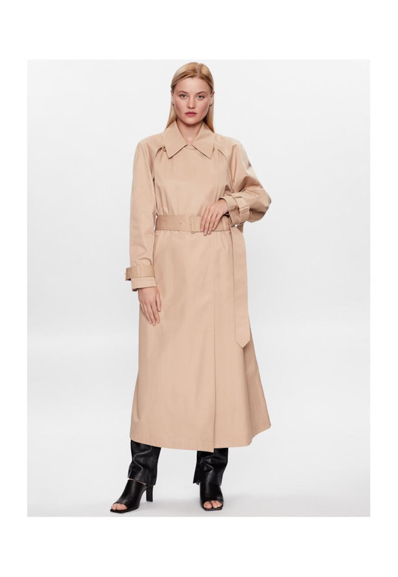Trench dama bej - elegant -