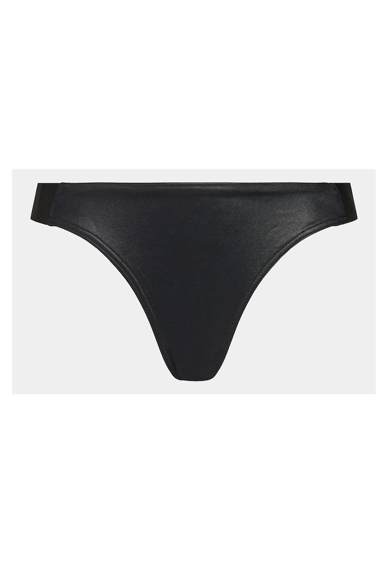 Slip de baie negru - elastic - dama