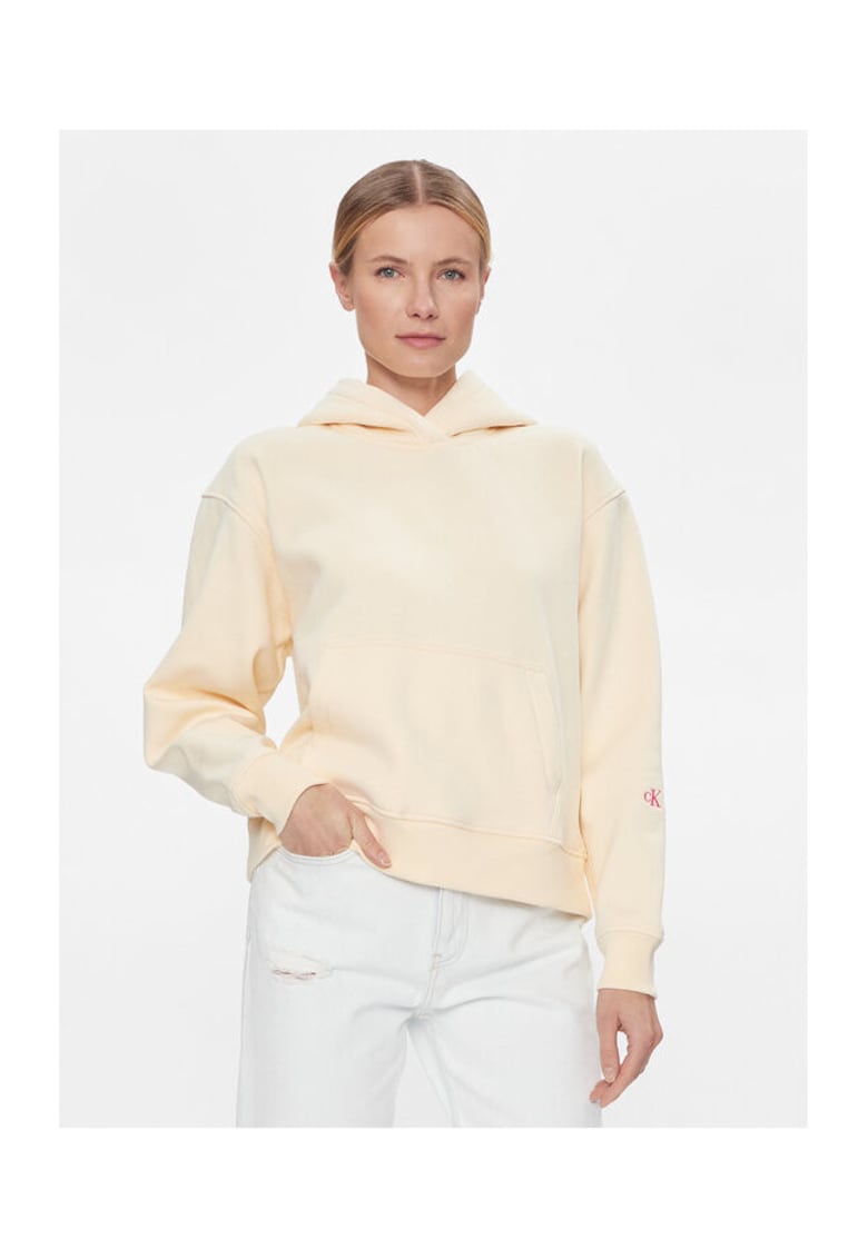 Hanorac dama galben - textil