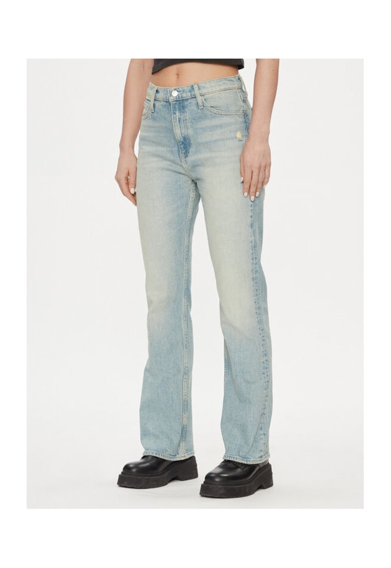 Blugi dama - Bootcut - Albastru - Denim