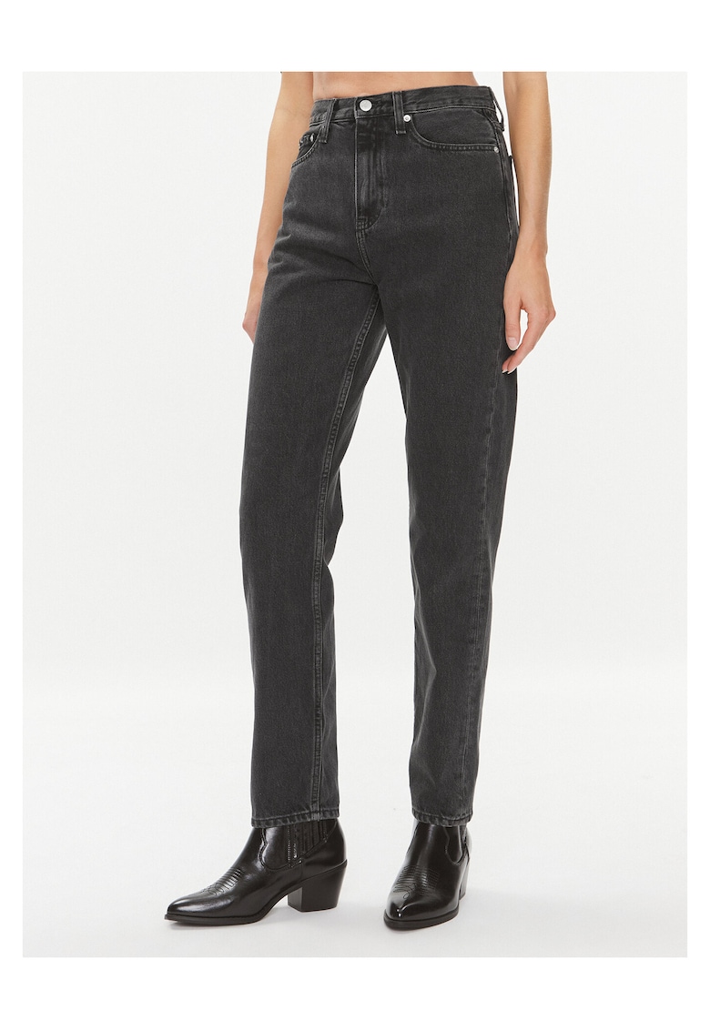 Blugi dama Slim Fit - Negru -