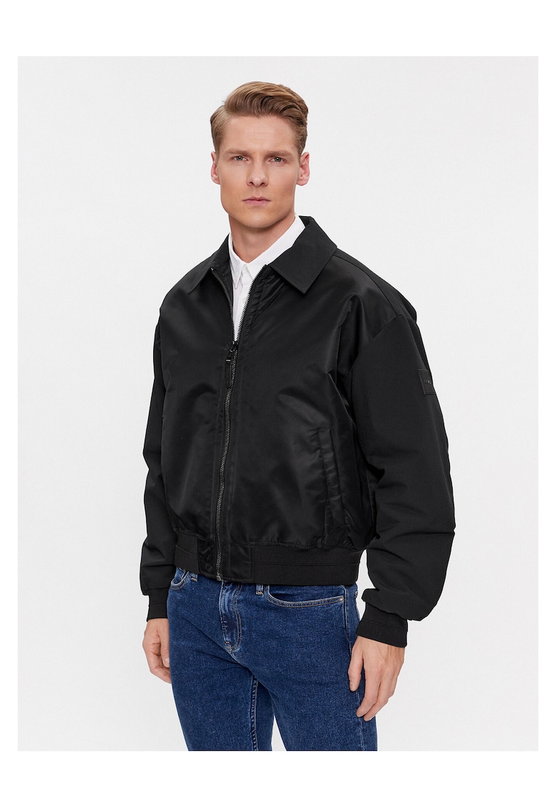 Geaca bomber barbati negru