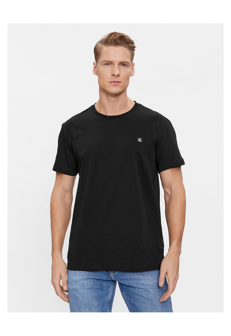 Calvin Klein Jeans Tricou barbati negru - bumbac -