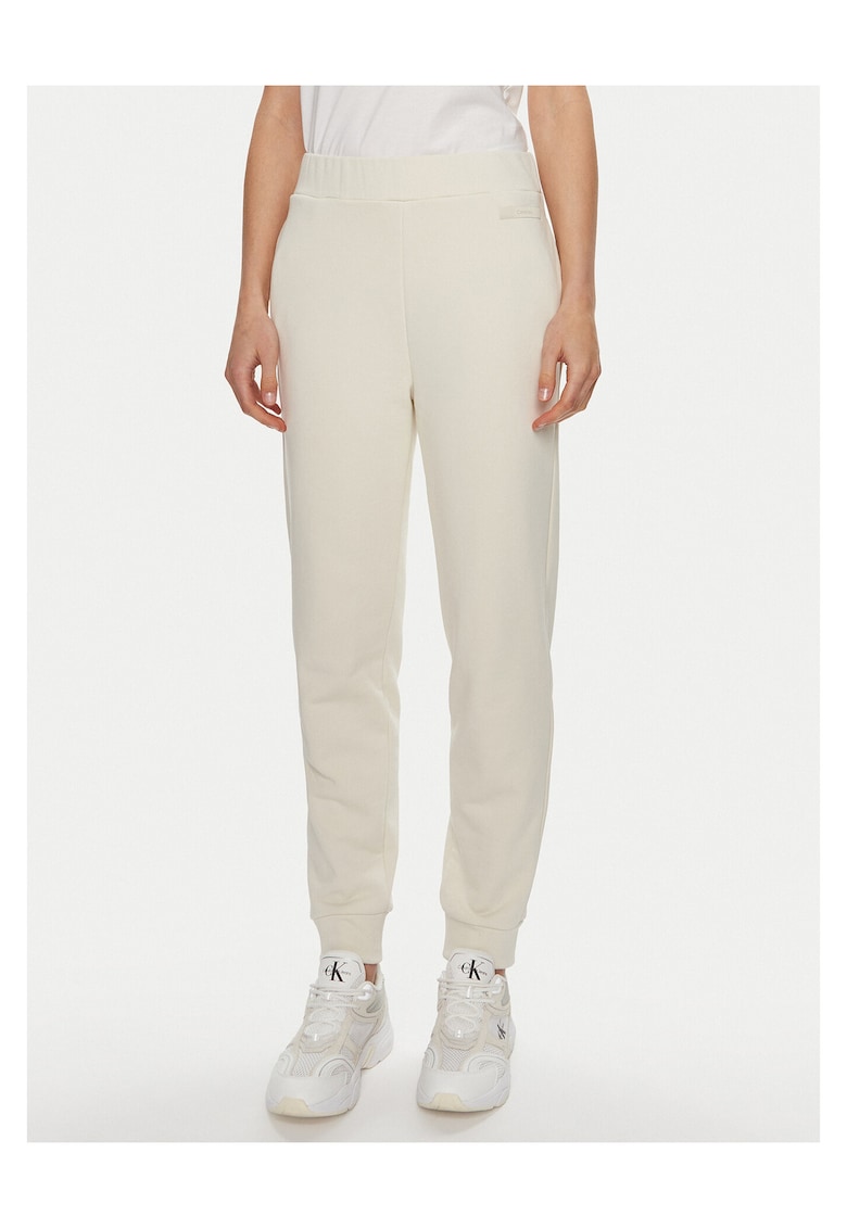 Pantaloni de trening de dama ecru