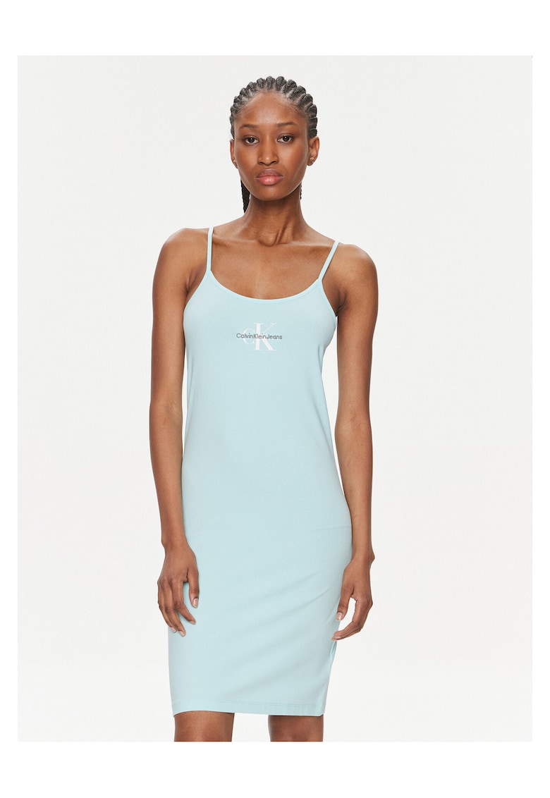 Rochie de vara pentru femei albastru deschis -