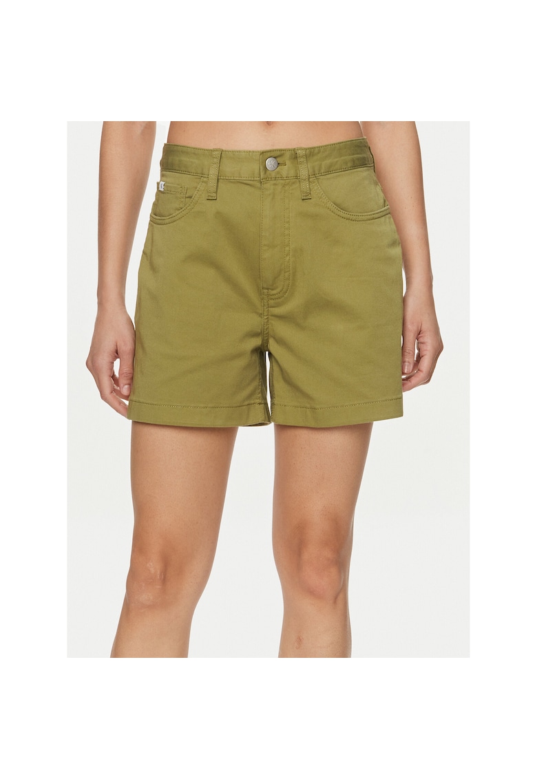 Pantaloni sport dama - scurti - verzi - bumbac