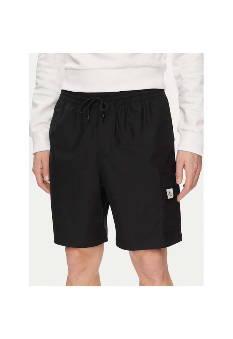Pantaloni sport barbati negru - material elastic