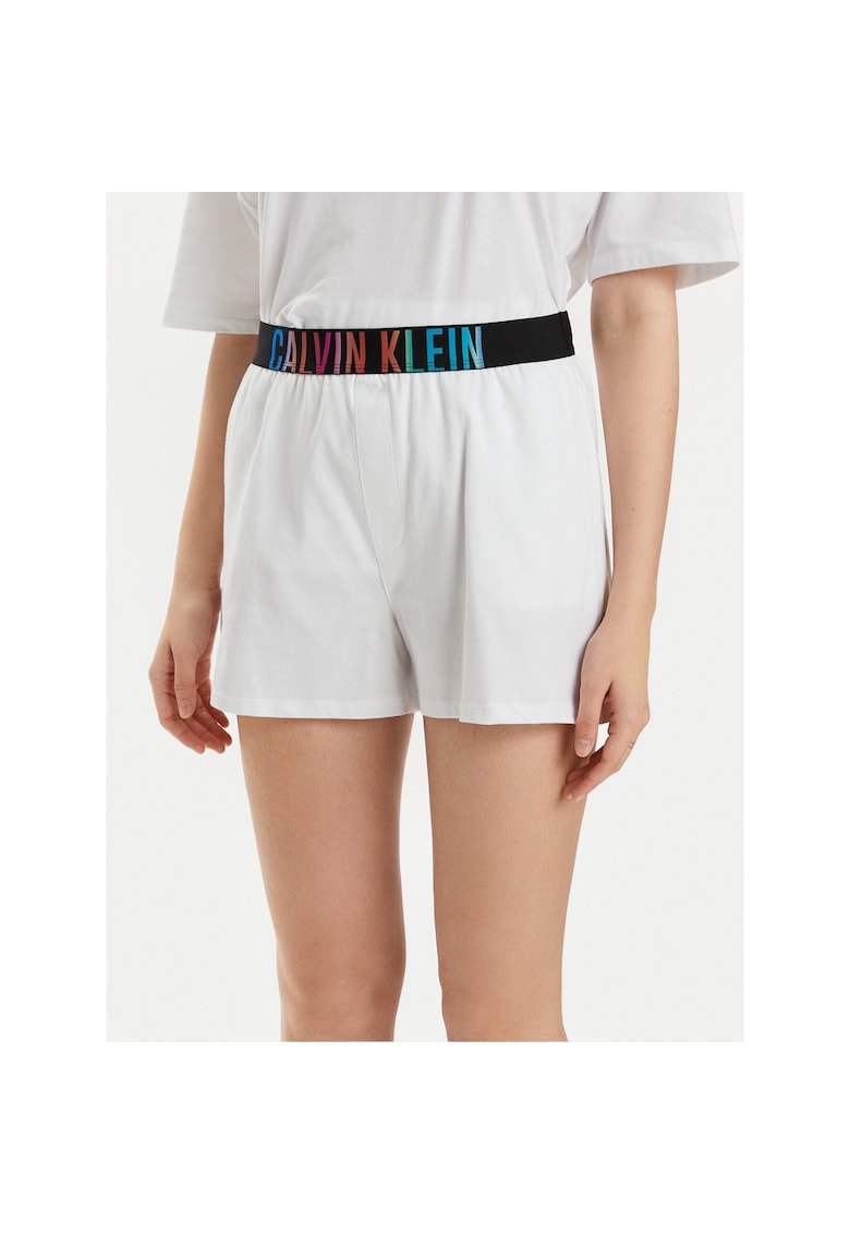 Pantaloni sport dama alb