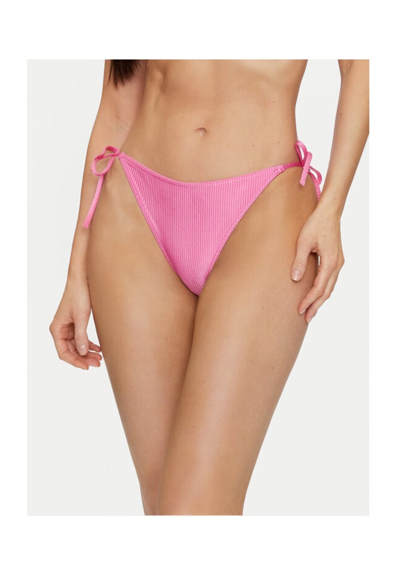 Slip de baie bikini roz - elastic